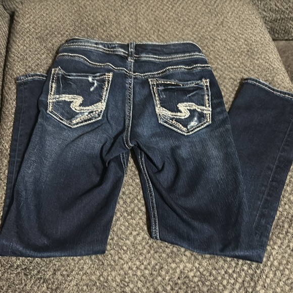 Silver Mid-rise capri - Picture 2 of 4